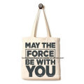 OEM Produce Customized Logo Printed Duty Natural Canvas Tote Beach Shopper Bag